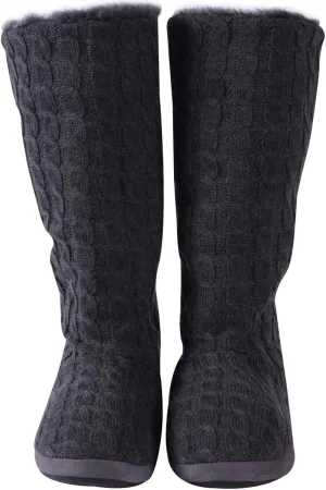 Forfoot Slipper Boots for Women, Cozy Fleece Non Slip Indoor House Shoes
