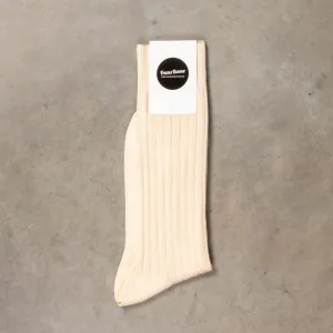 Frans Boone Socks Mako Cottone Avorio