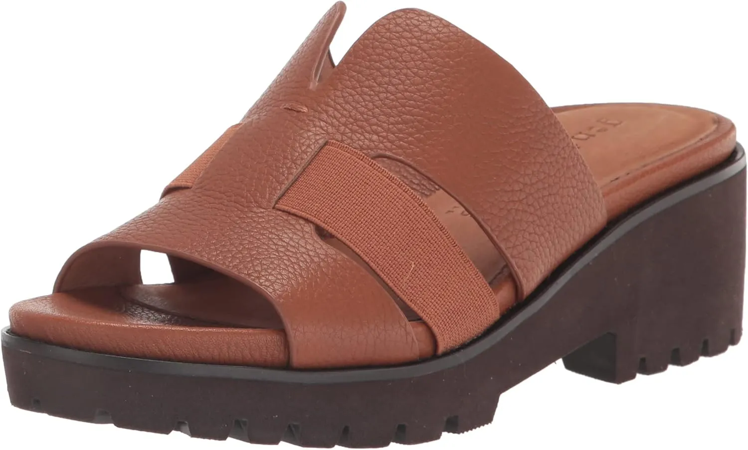 Gentle Souls Women's Anja Elastic Slide Heeled Sandal