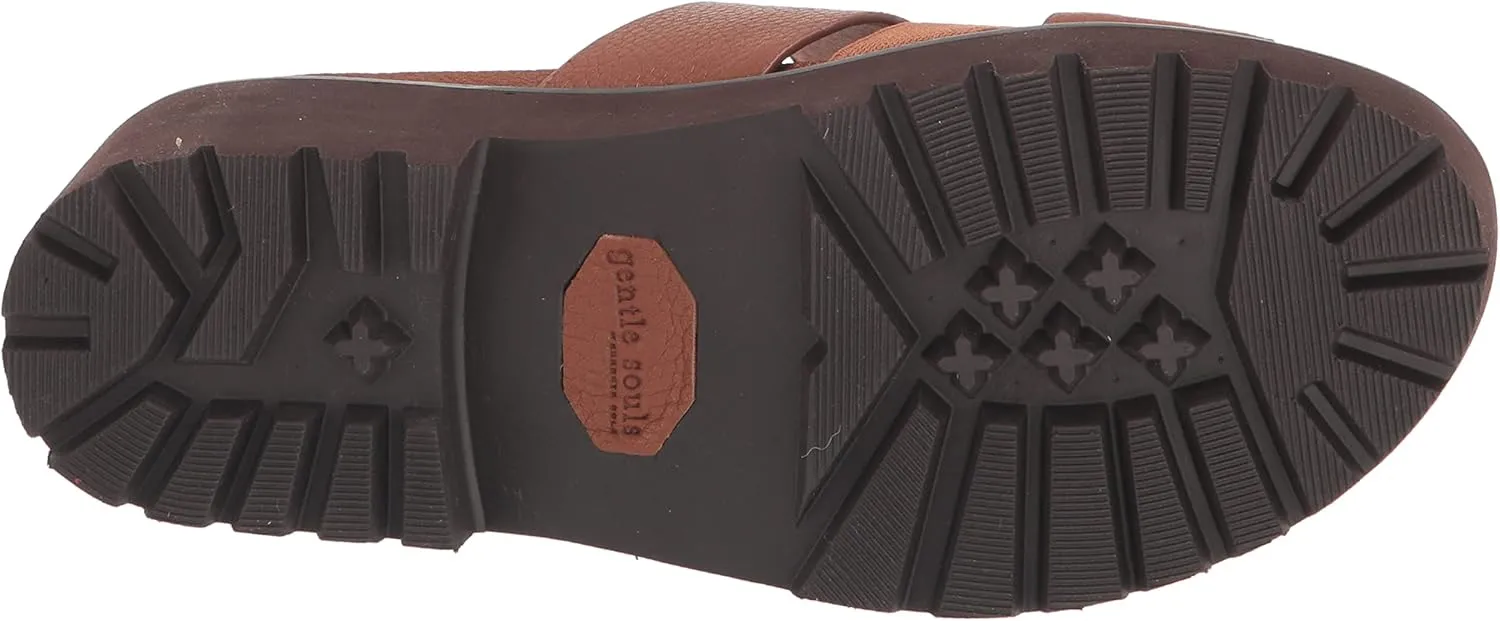 Gentle Souls Women's Anja Elastic Slide Heeled Sandal