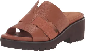 Gentle Souls Women's Anja Elastic Slide Heeled Sandal