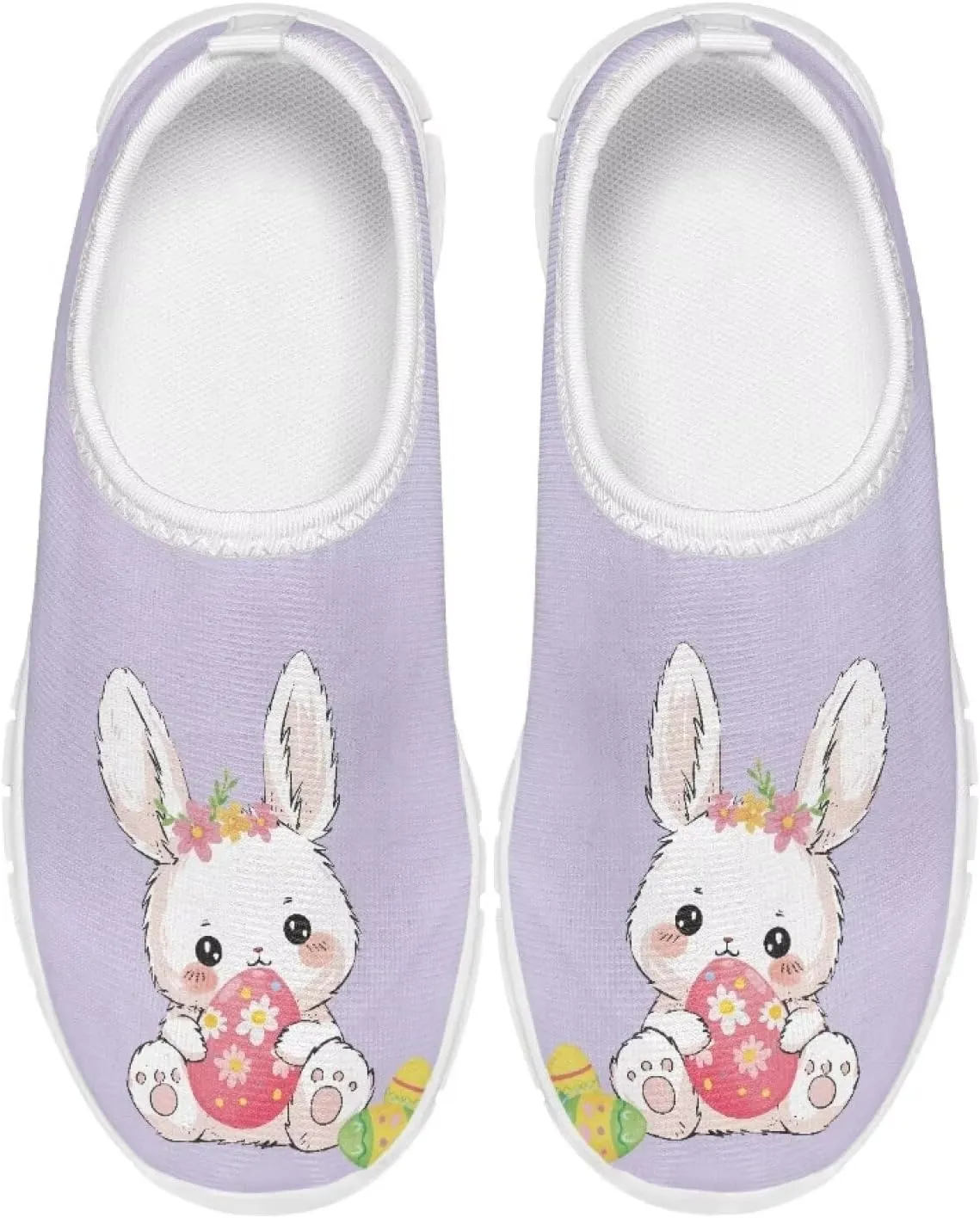 Girls Slip On Shoes Easter Sneakers for Girls Kids Cute Holiday Shoes