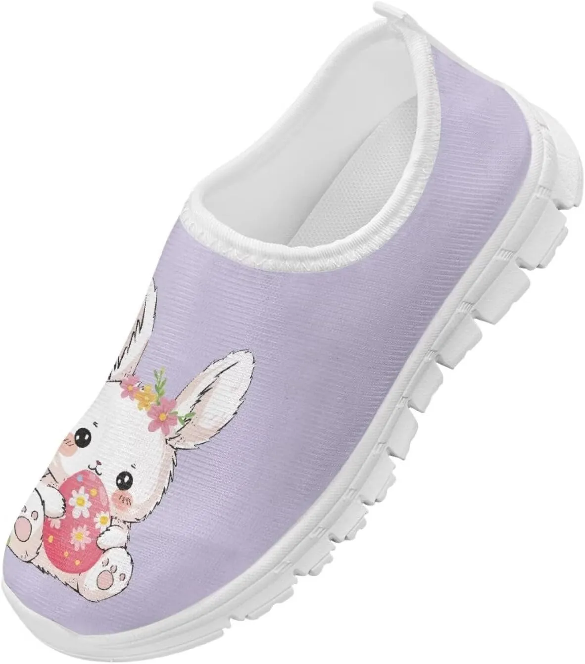 Girls Slip On Shoes Easter Sneakers for Girls Kids Cute Holiday Shoes