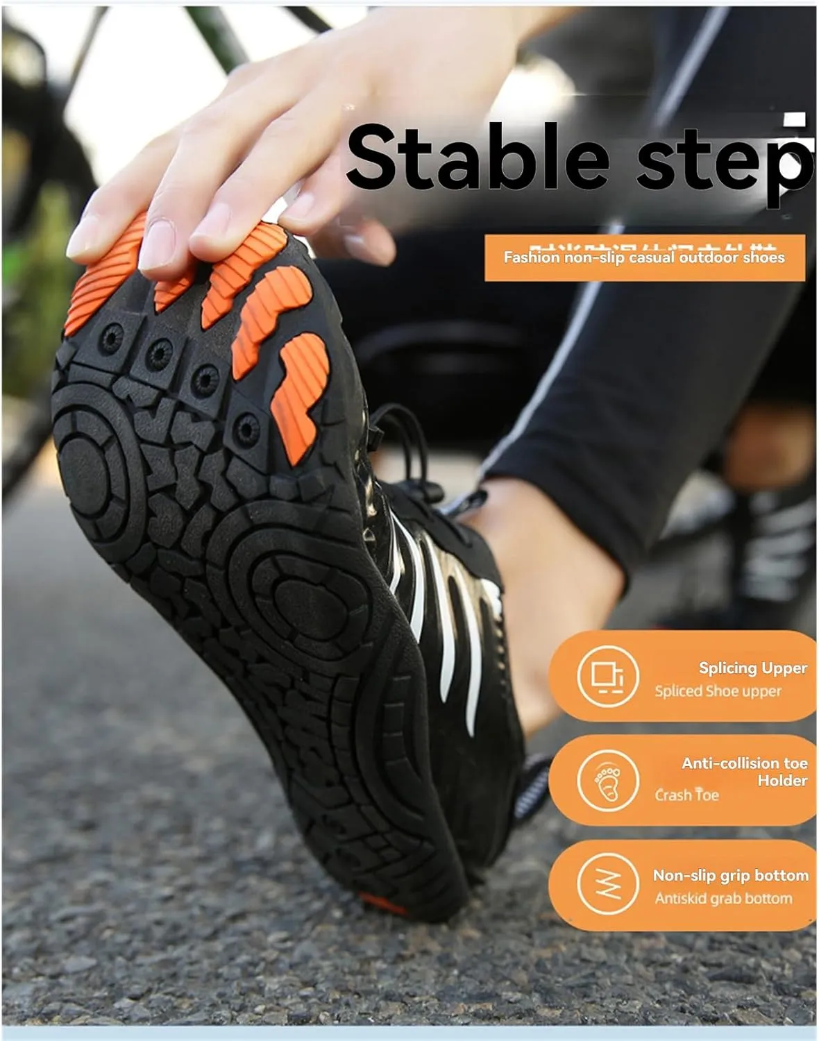 Grounded Footwear for Women with Neuropathy,Grounded Footwear for Men,Barefoot Shoes Women Wide Toe Box Healthy & Non-Slip Barefoot Shoes Unisex,2025 Outdoor Hiking Sneakers