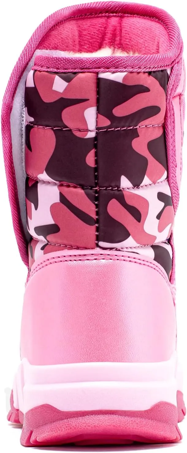 GUBARUN Boys Snow Boots Winter Waterproof Slip Resistant Cold Weather Shoes (Toddler/Little Kid/Big Kid)