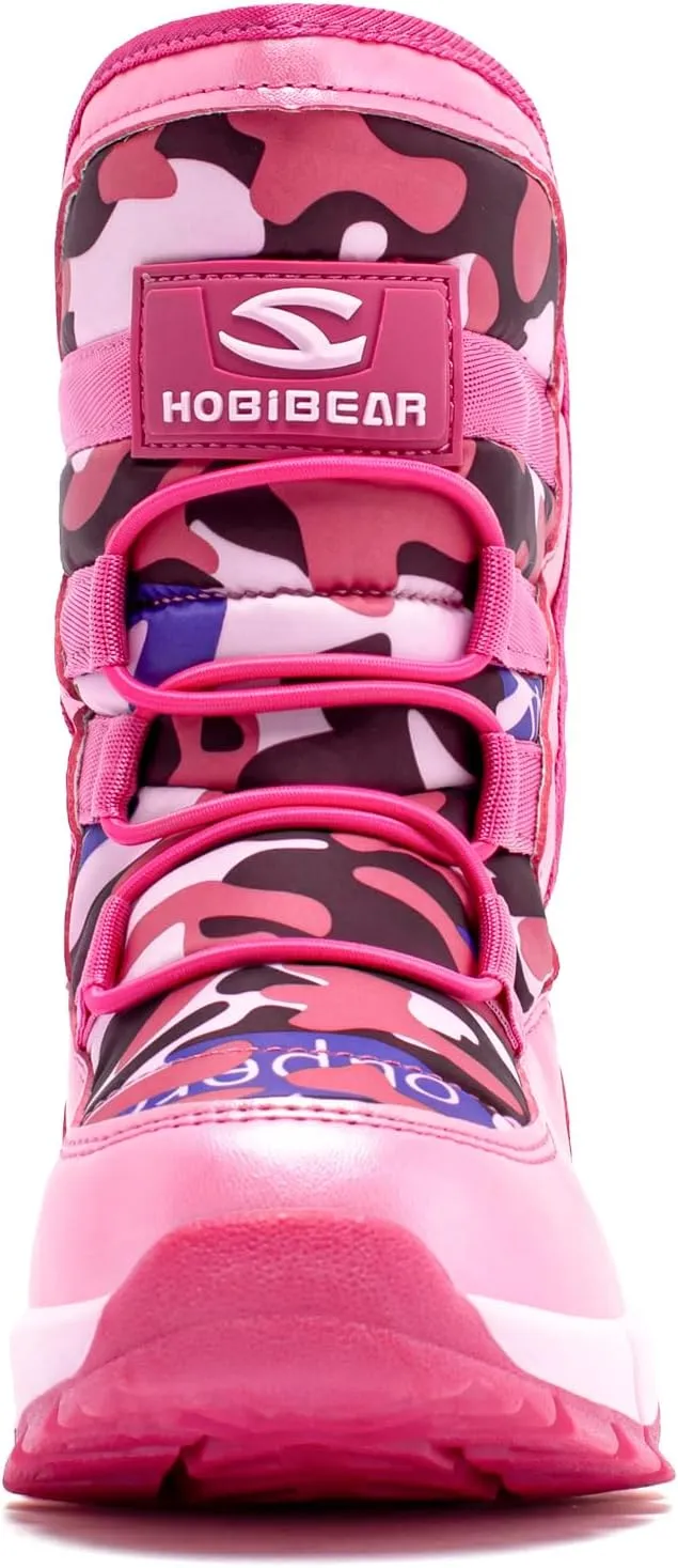 GUBARUN Boys Snow Boots Winter Waterproof Slip Resistant Cold Weather Shoes (Toddler/Little Kid/Big Kid)