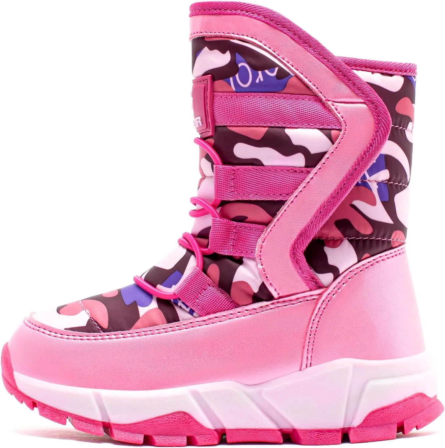 GUBARUN Boys Snow Boots Winter Waterproof Slip Resistant Cold Weather Shoes (Toddler/Little Kid/Big Kid)