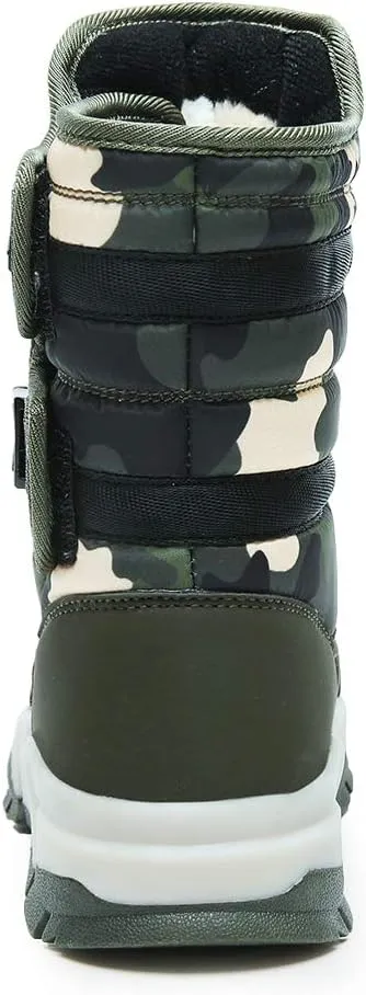 GUBARUN Boys Snow Boots Winter Waterproof Slip Resistant Cold Weather Shoes (Toddler/Little Kid/Big Kid)
