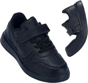 Kids Boys Girls Sneakers Hook & Loop Tennis Breathable Lightweight Toddler Shoes for Sport Outdoor Walking (Size 9-3)