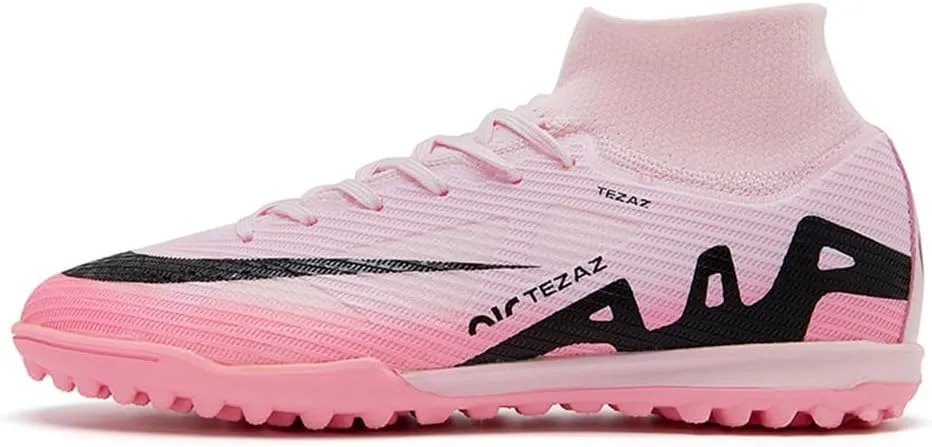 Kids Soccer Shoes Indoor Futsal Turf Big Boys Soccer Cleats Youths TF High-Top Football Boots for Athletic Training