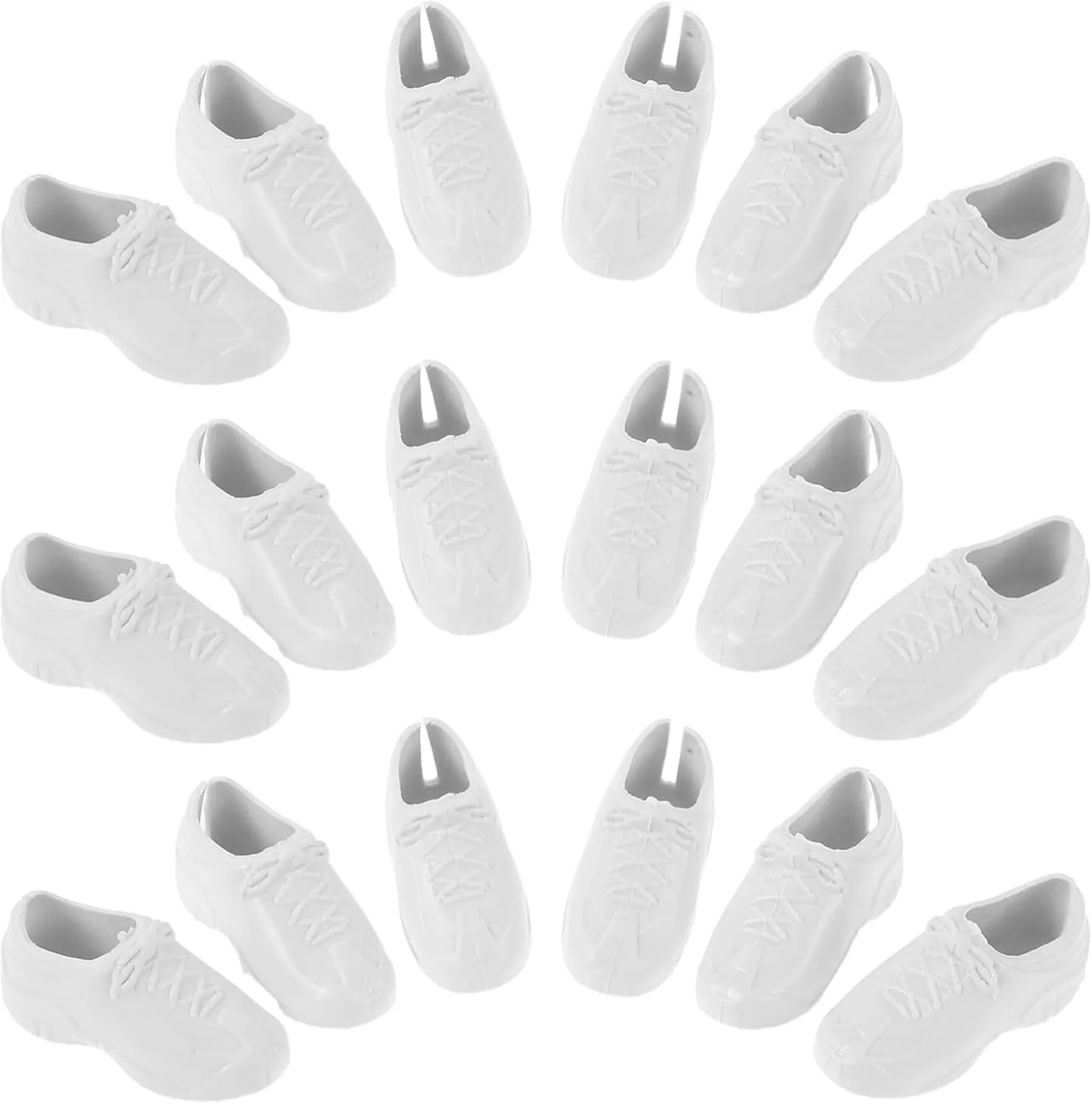 Kisangel 1 Set Unique Plastic Sneakers for Dolls for Creative Role Play and Dollhouse Games Easy to with Various Dolls