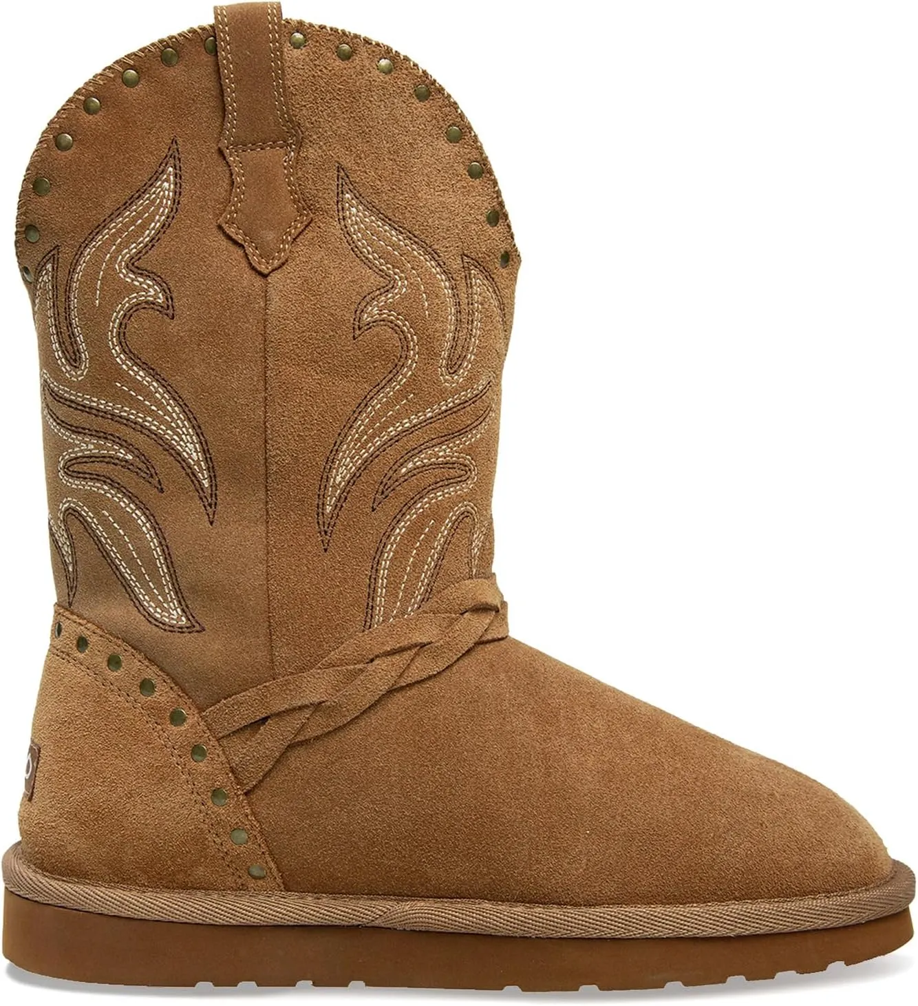 Lamo Women's Wrangler Boots for Women - NeverWet® water and Stain resistant technology - Cirrus footbed System™ - Cozy Faux fur lining 10.5" Women's Western Style boots