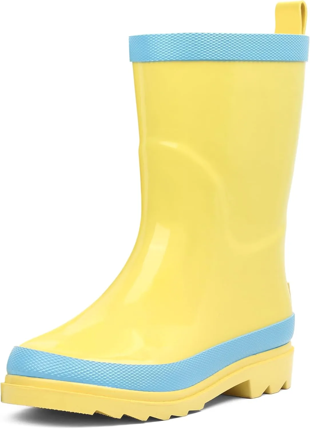 landchief Kids Rain Boots Premium Collection, Waterproof Natural Rubber Boots for Toddlers and Kids