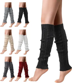 Leg Warmers - Leg Warmers for Women for Winter, 80s Ribbed Knit Leg Warmer Winter Warm