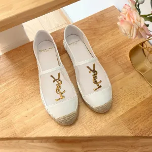 LOGO SLIP AND MESH Durable WHITE SL ON Laurent YVES Wide selection CALFSKIN Saint