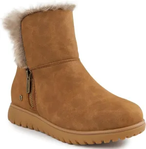 LONDON FOG Women's Wendyl Zip Up Winter Boots Warm Winter Booties