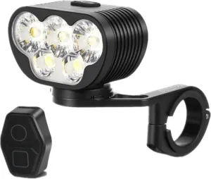 Magicshine Monteer 6500S Zeus Mountain Bike Headlight, 6500 lumens of Actual max Output MTB Light with 3X CREE XHP50.2 and 2xXM-L2 Spot/Food/Combo Beams, 10,000mAh Super high Capacity Battery Pack