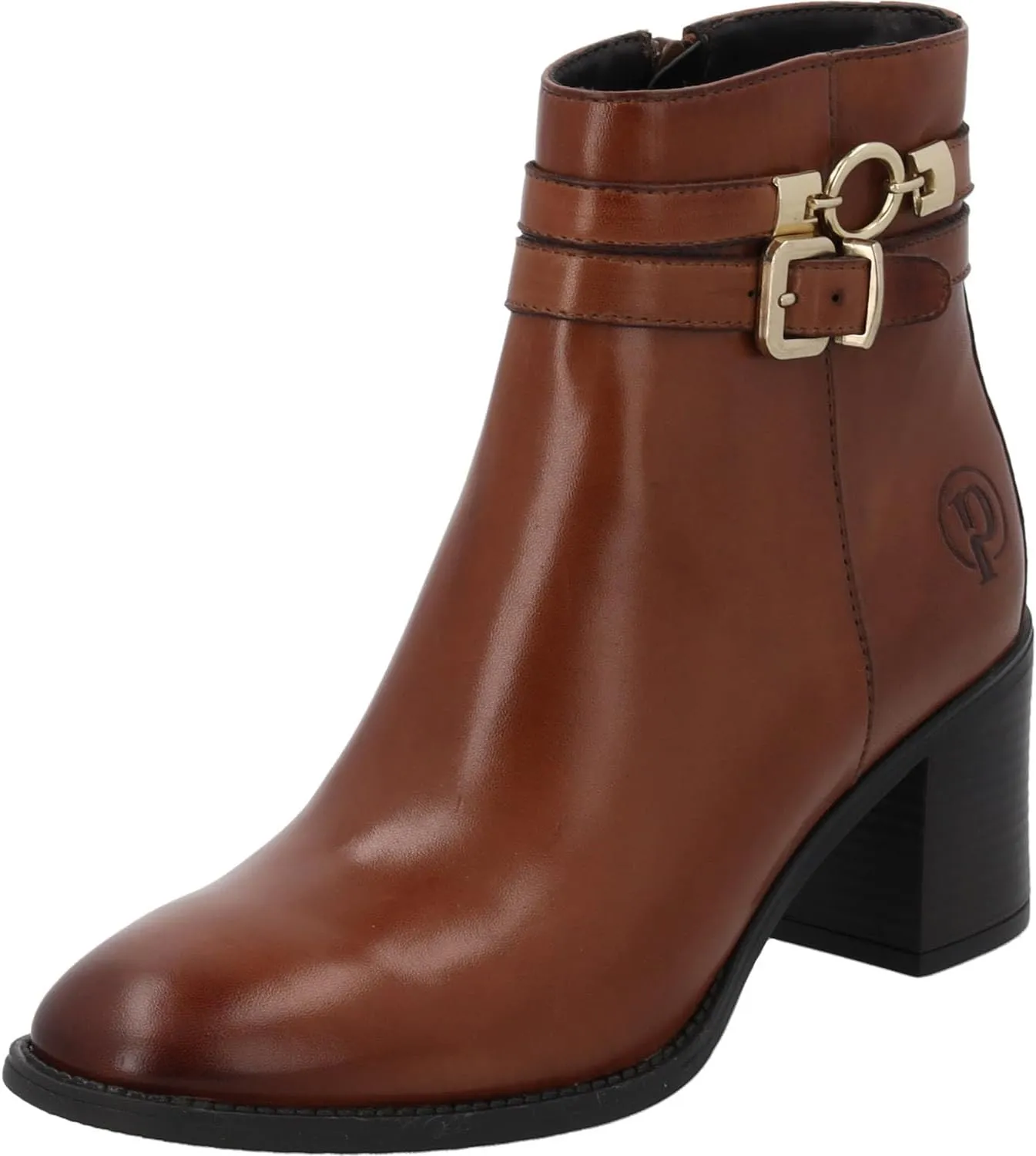Malmeas Women's Ankle Boots - Elegant Boots Made of High-Quality Sheepskin Leather - Lightly Lined with TPR Sole for Stylish Autumn and Winter Looks
