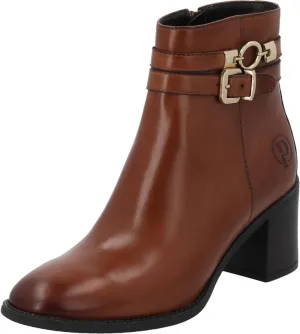 Malmeas Women's Ankle Boots - Elegant Boots Made of High-Quality Sheepskin Leather - Lightly Lined with TPR Sole for Stylish Autumn and Winter Looks