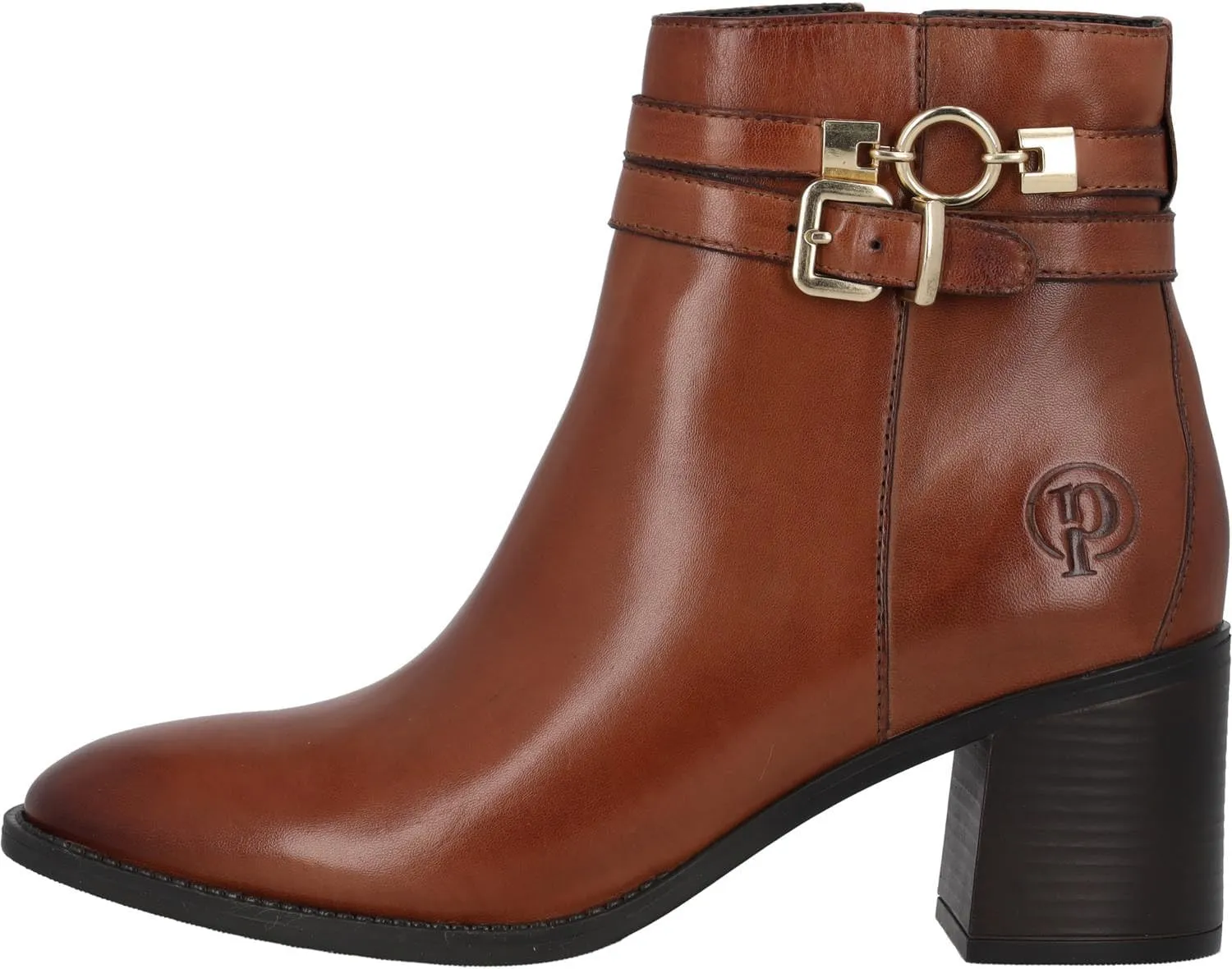 Malmeas Women's Ankle Boots - Elegant Boots Made of High-Quality Sheepskin Leather - Lightly Lined with TPR Sole for Stylish Autumn and Winter Looks