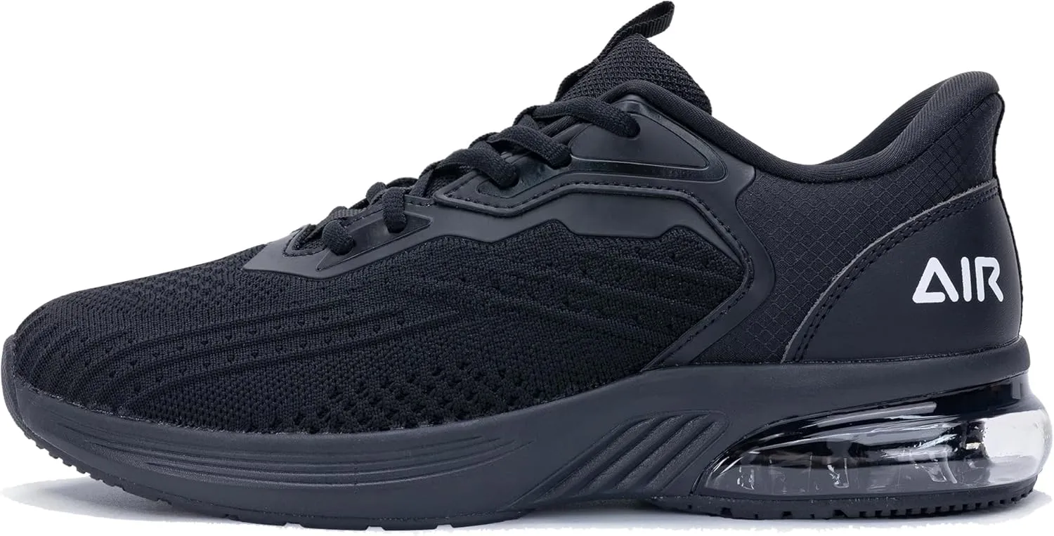 Mens Athletic Running Shoes Easy Slip On Tennis Sneakers Lightweight Comfortable Gym Walking Shoes for Men
