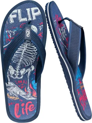 Men's Flip Flops & Sandals with Arch Support - Non-Slip Textured Sole,Waterproof for Beach