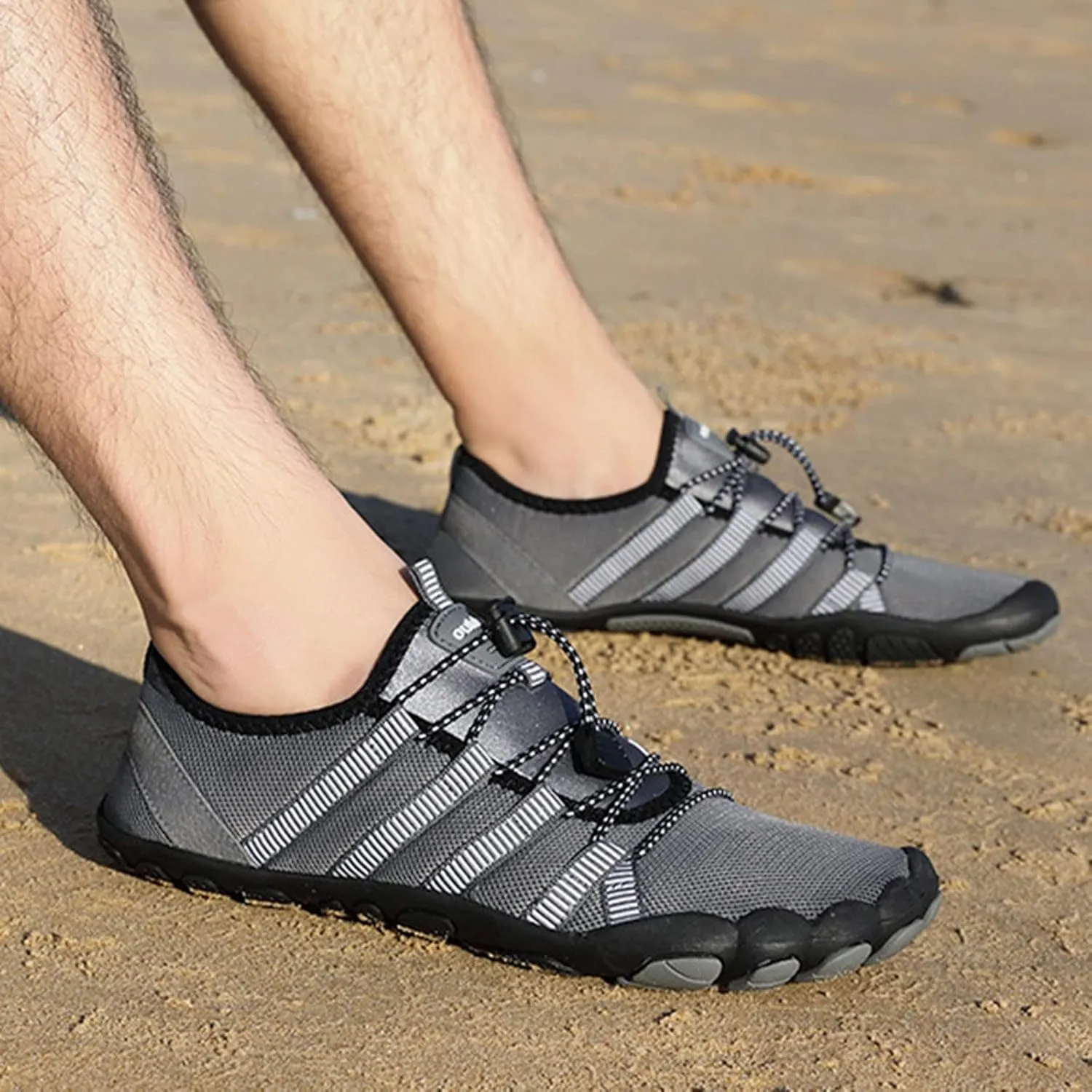 Mens Outdoor Wading Shoes Fashion Grounded Footwear Sneakers Comfort Breathable Beach Sports Shoe Surfing Shoe