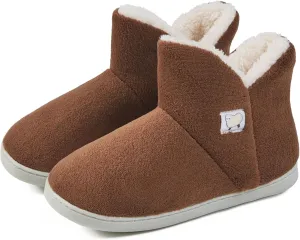 Mens Womens Comfort Slippers Plush Lining Winter Booties Slipper Memory Foam House Shoes Warm Boots Slippers
