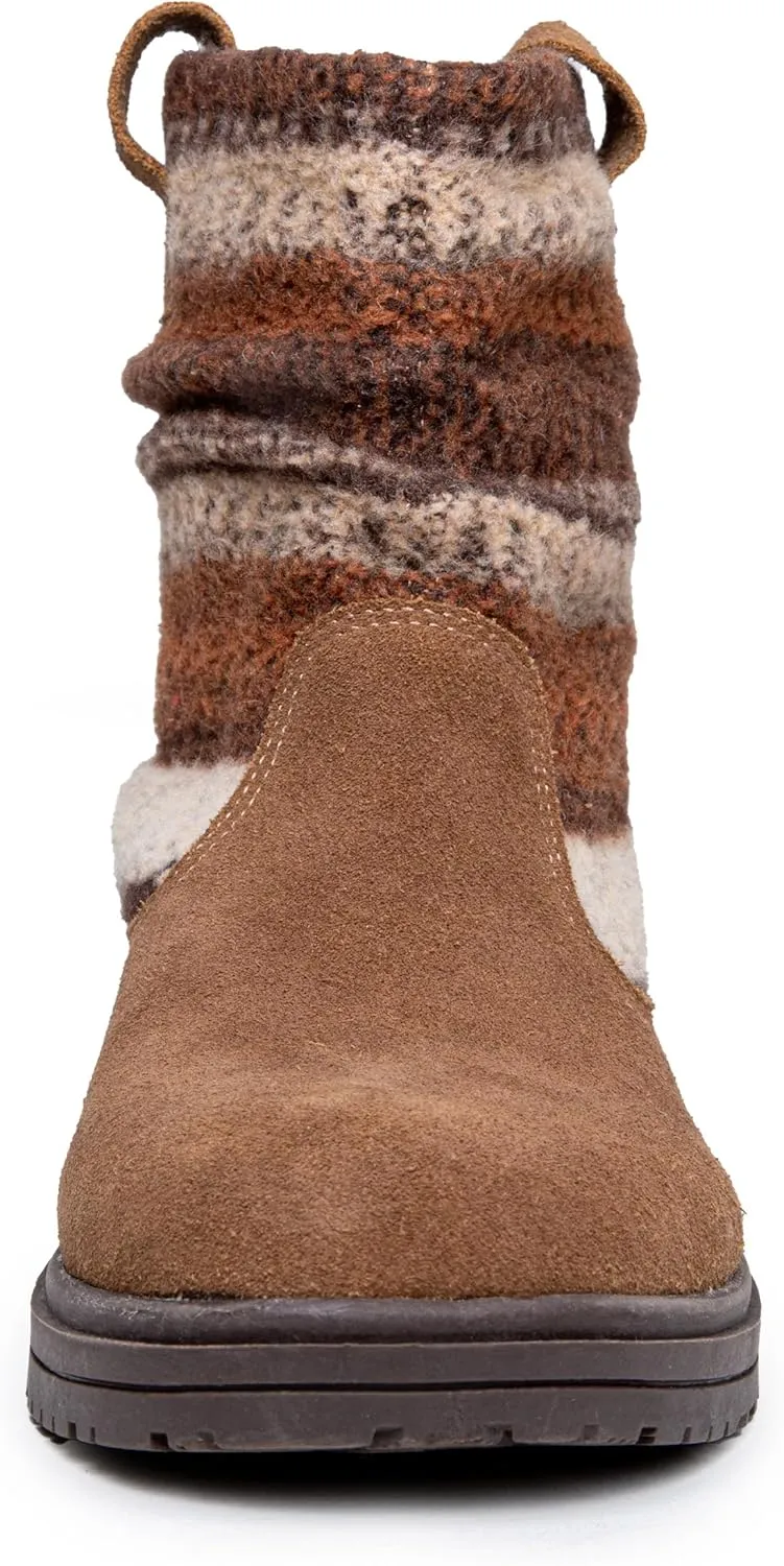Minnetonka Joli – Ankle Booties for Women with Lug Sole and Cushioned Footbed