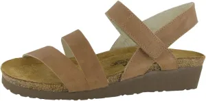 NAOT Kayla Women’s Sandals - Supportive 3-Strap Design with Backstrap, Cork & Latex Footbed - Arch Support - Travel-Friendly Comfortable Walking Sandals for All-Day Wear