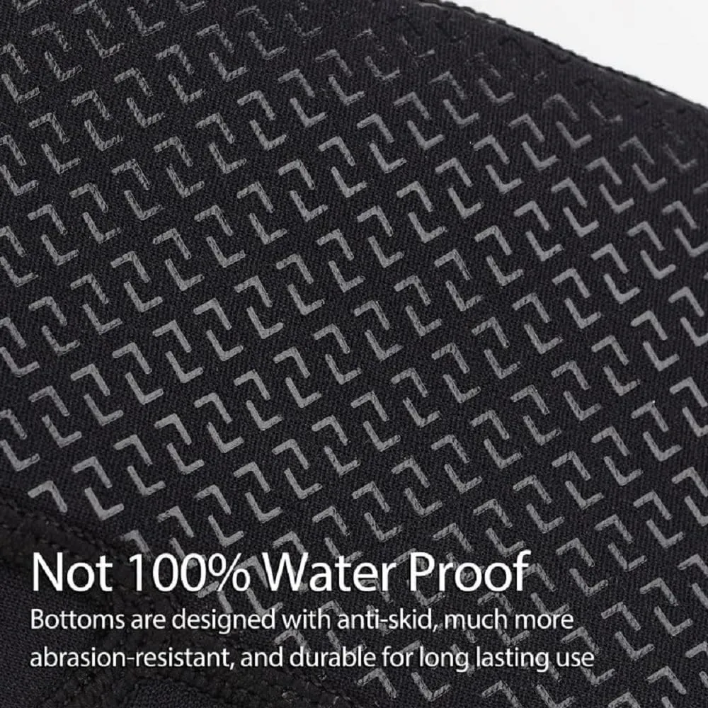 Neoprene Water Socks,3mm Diving Socks Anti-Slip Wetsuit Beach Booties for Outdoor Water Sports Diving Swimming