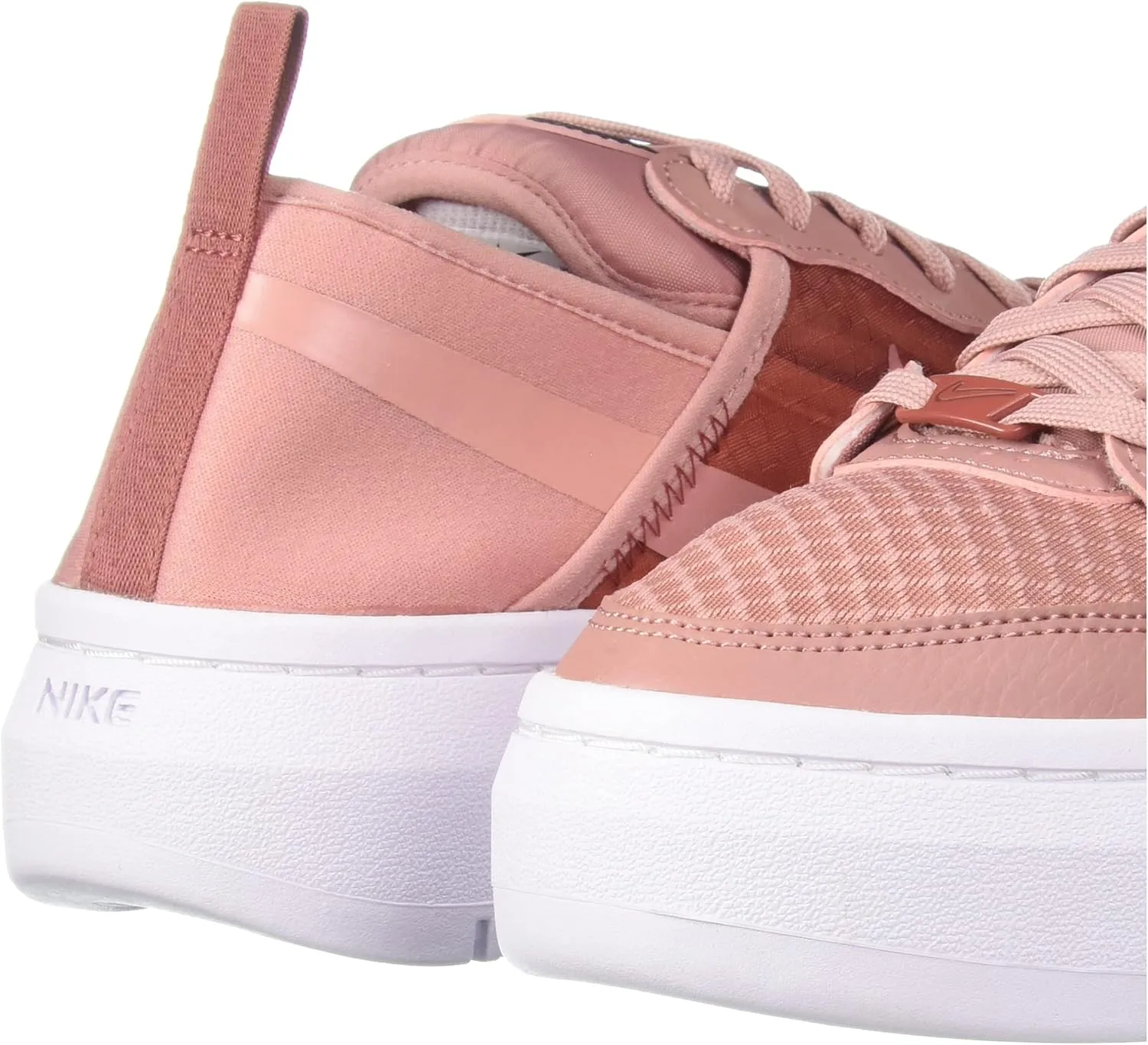 Nike Womens Court Vision Alta TXT Lifestyle Lace Up Casual and Fashion Sneakers