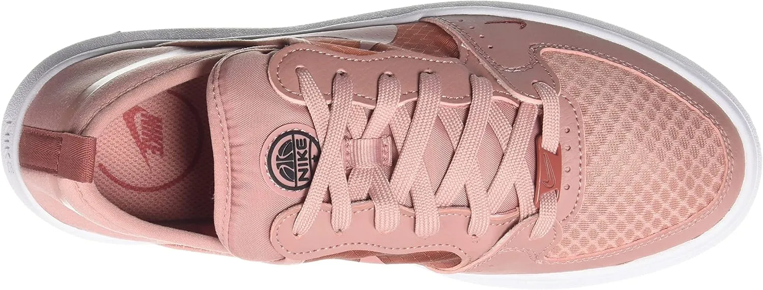 Nike Womens Court Vision Alta TXT Lifestyle Lace Up Casual and Fashion Sneakers
