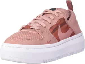 Nike Womens Court Vision Alta TXT Lifestyle Lace Up Casual and Fashion Sneakers