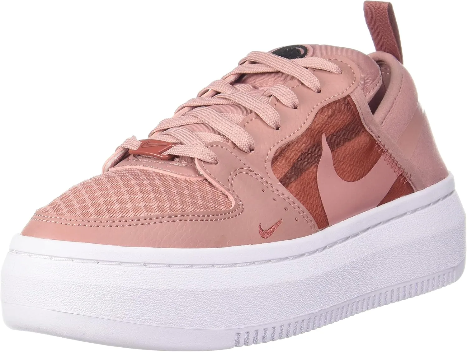 Nike Womens Court Vision Alta TXT Lifestyle Lace Up Casual and Fashion Sneakers