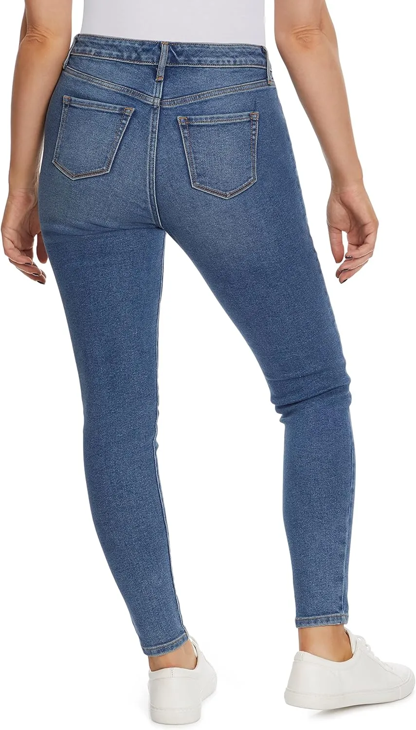 Nine West Women's Curvy High Rise Skinny Jean