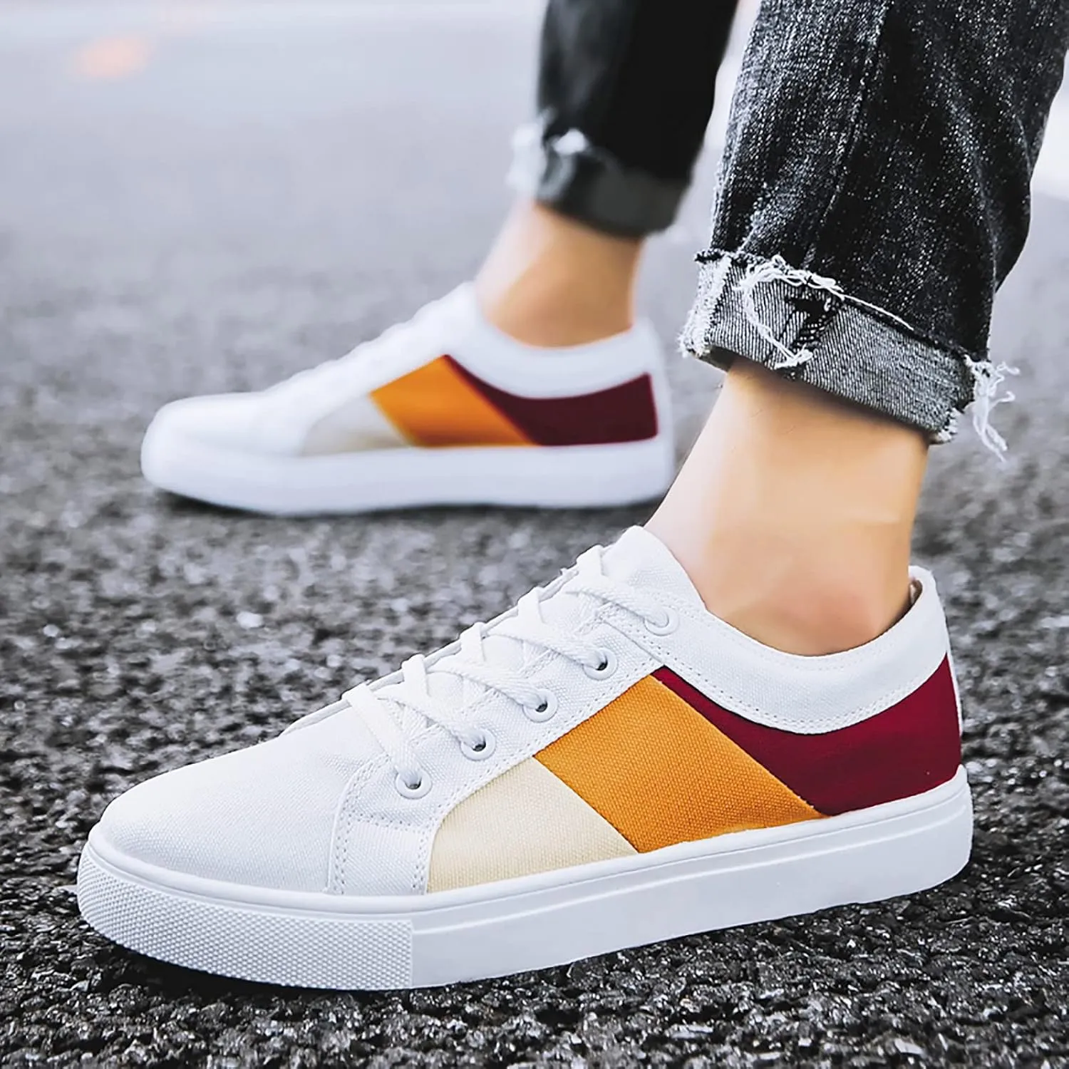 Outdoor Jogging Sneaker for Men Lightweight Sport Gym Jogging Walking Sneaker Outdoor Non Slip Jogging Sneakers