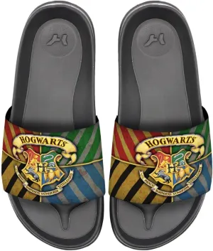 Popfunk Harry Potter Hogwarts Crest Unisex Adult Slides Sandals Officially Licensed Hypd Slydr Switch™