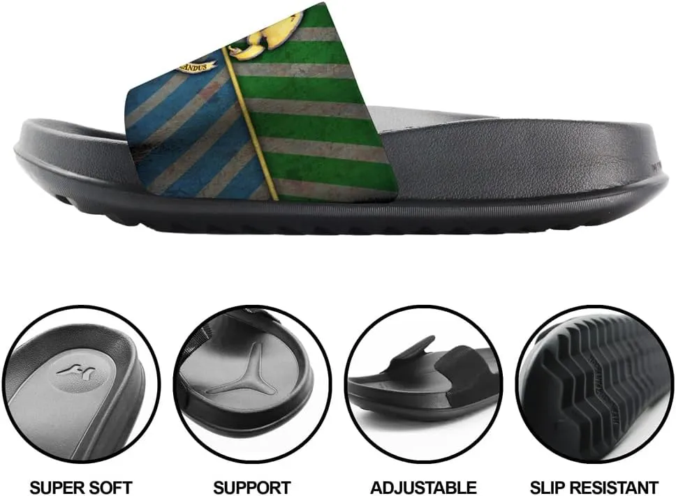 Popfunk Harry Potter Hogwarts Crest Unisex Adult Slides Sandals Officially Licensed Hypd Slydr Switch™