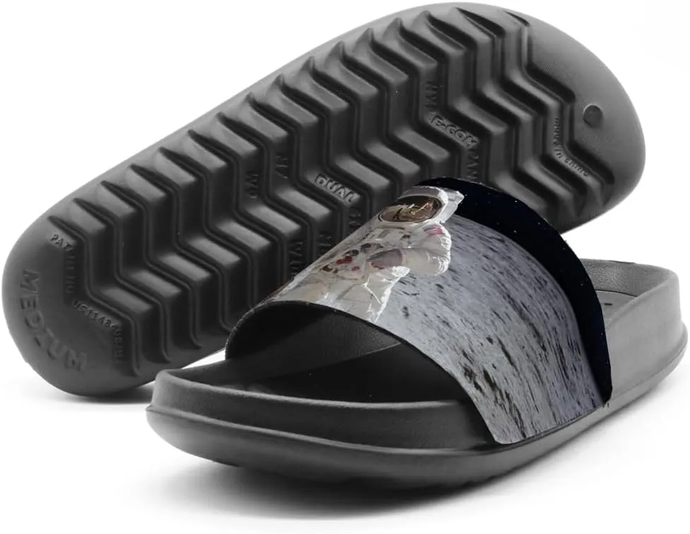 Popfunk NASA Apollo 11 Moon Unisex Adult Slides Adjustable Flip Flop Sandals Officially Licensed Hypd Slydr Switch™