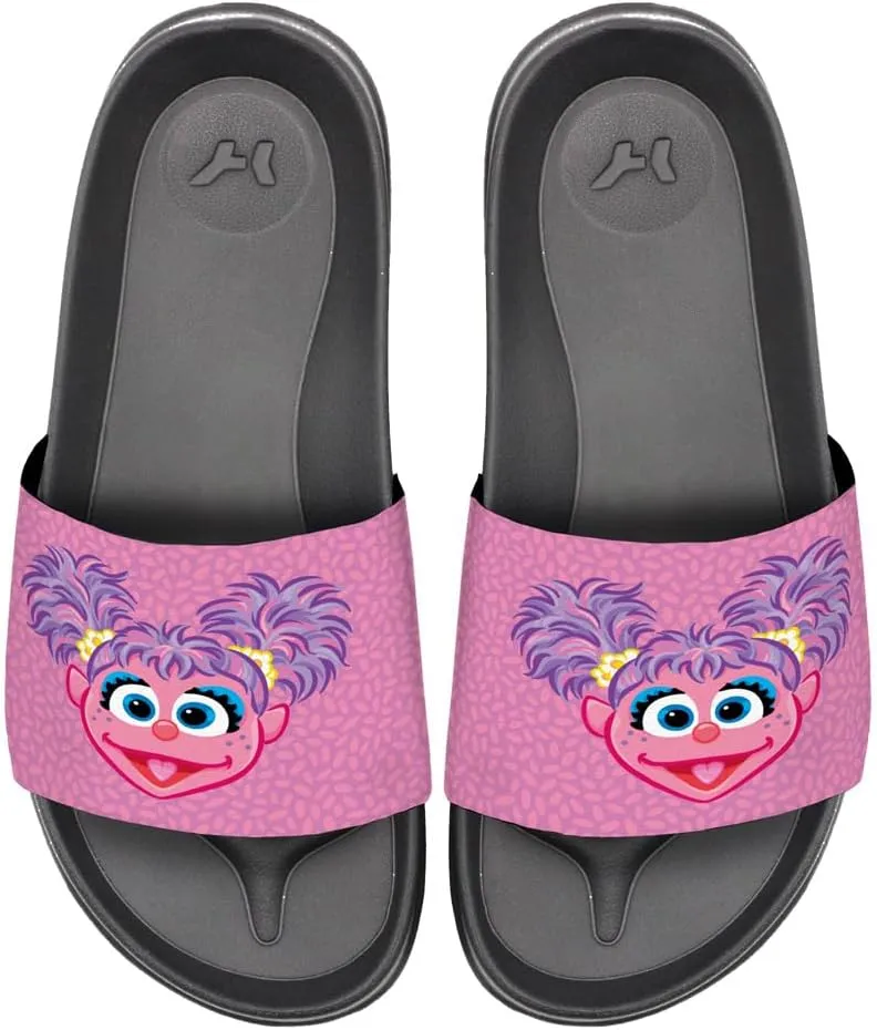 Popfunk Sesame Street Abby Face Unisex Adult Slides Sandals Officially Licensed Hypd Slydr Switch™