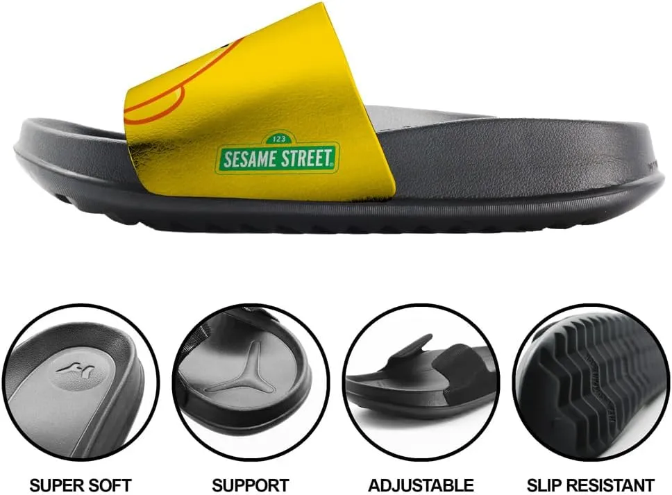 Popfunk Sesame Street Bert Ernie Peaking Unisex Adult Slides Sandals Officially Licensed Hypd Slydr Switch™