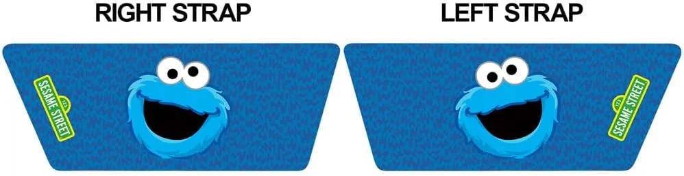 Popfunk Sesame Street Cookie Monster Face Unisex Adult Slides Sandals Officially Licensed Hypd Slydr Switch™