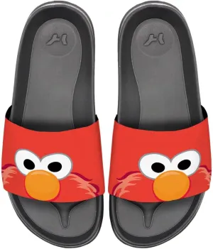 Popfunk Sesame Street Elmo Peaking Unisex Adult Slides Sandals Officially Licensed Hypd Slydr Switch™