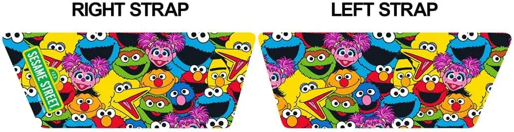 Popfunk Sesame Street Face Pattern Unisex Adult Slides Sandals Officially Licensed Hypd Slydr Switch™