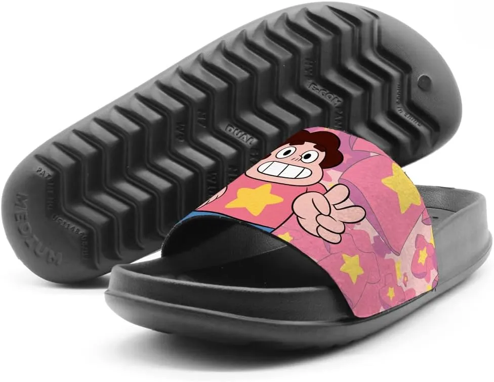 Popfunk Steven Universe Peace Unisex Adult Slides Adjustable Flip Flop Sandals Officially Licensed Hypd Slydr Switch™