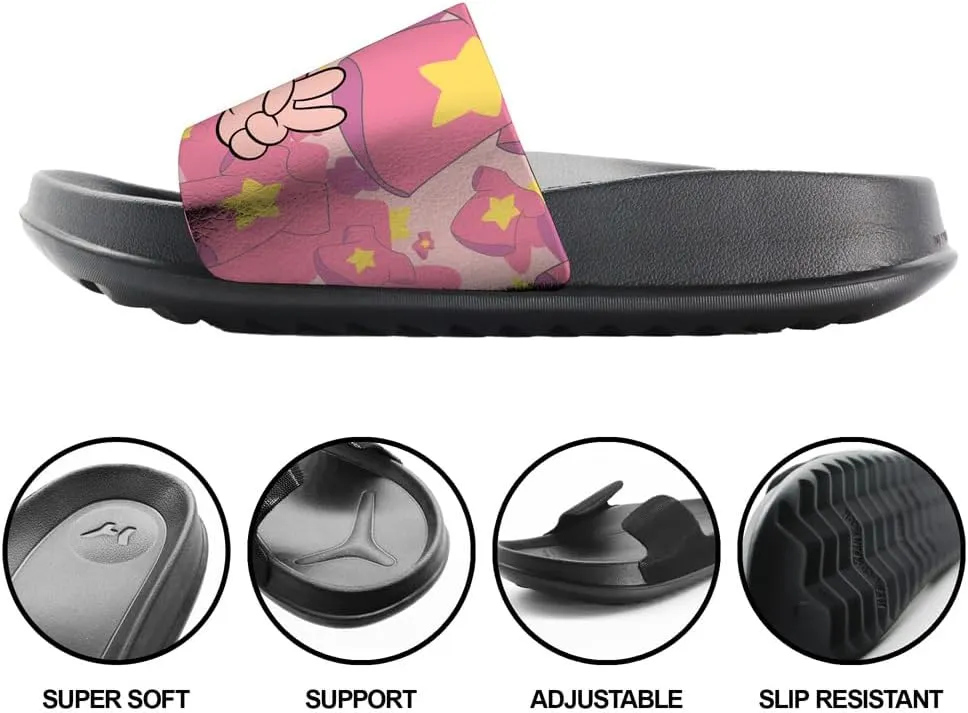 Popfunk Steven Universe Peace Unisex Adult Slides Adjustable Flip Flop Sandals Officially Licensed Hypd Slydr Switch™