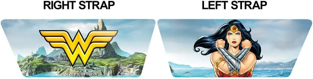 Popfunk Wonder Woman Themyscira Unisex Adult Slides Adjustable Flip Flop Sandals Officially Licensed Hypd Slydr Switch™