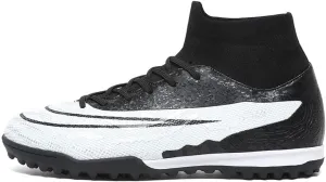Professional High-Top Breathable Athletic Football Boots for Men's Soccer Shoes and Cleats Suitable for Both Outdoor and Indoor Play