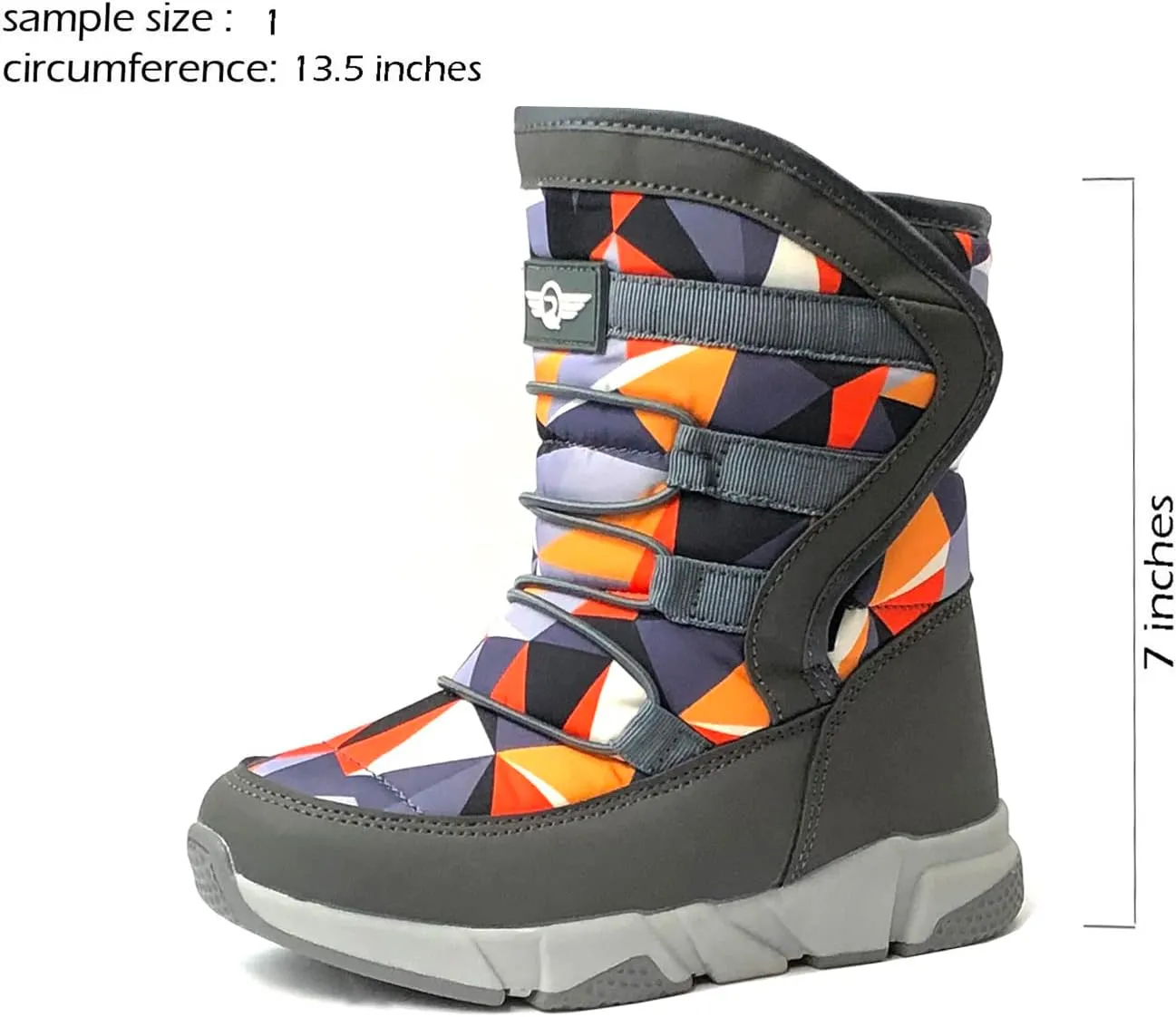 REDVOLUTION Unisex Snow Boots Slip-Resistant Waterpoof Winter Fashion Shoe (Toddler/Little Kid/Big Kid)